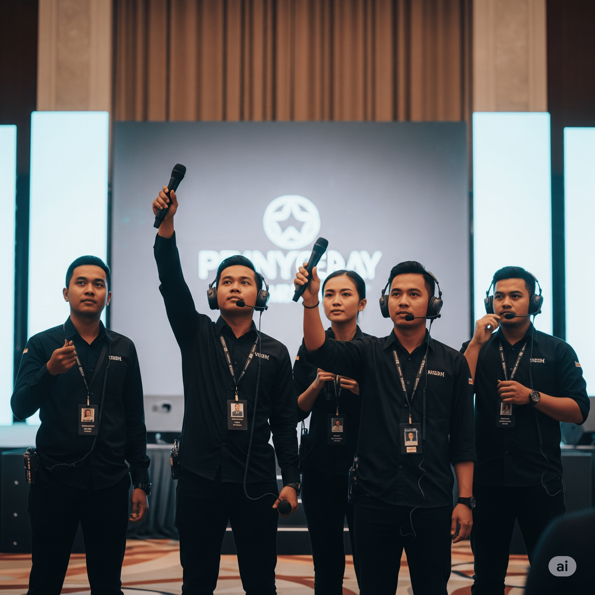 Suasana kerja kolaboratif di Tripleaxle Studio